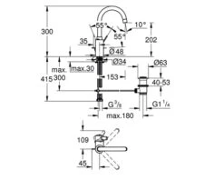 GROHE Wastafelkraan Eurosmart Cosmopolitan L-size 32830001 Chroom -Hornbach shop DV 8 10020532 02 4c NL 20221123053516