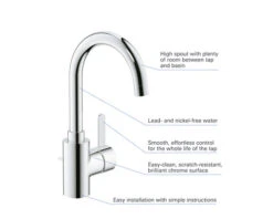 GROHE Wastafelkraan Eurosmart Cosmopolitan L-size 32830001 Chroom -Hornbach shop DV 8 10020532 03 4c NL 20221123053949