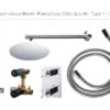 Complete Inbouw Doucheset One-pack Prima Cross Ø30 Cm Chroom - Model 1 -Hornbach shop DV 8 10283883 01 4c DE 20200319051759