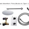 Complete Inbouw Doucheset One-pack Prima Ultra Flat Ø20 Cm Chroom - Model 4 -Hornbach shop DV 8 10283899 01 4c DE 20200319051759