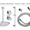 Complete Inbouw Doucheset One-pack Prima Ø20 Cm Chroom - Model 5 -Hornbach shop DV 8 10283903 01 4c DE 20200319051759
