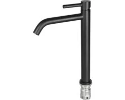 Hoge Wastafelkraan Zwart