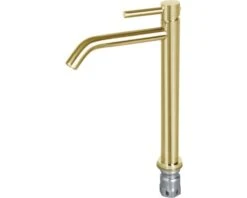 Hoge Wastafelkraan Goud