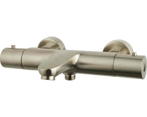 Bad Thermostaatkraan Met Omstelling Bent Geborsteld Staal 3 Bad Thermostaatkraan Met Omstelling Bent Geborsteld Staal