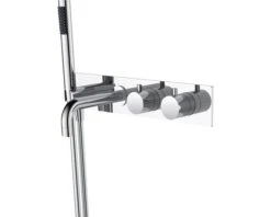 Complete Inbouw Badmengkraanset Met Omstelling Chic Chroom