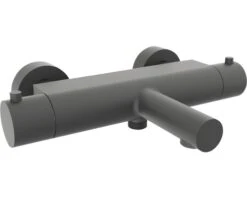 Bad Thermostaatkraan Met Omstelling En Cool Touch Chic Mat Zwart