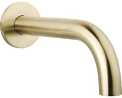 Baduitloop Prima Bent 20 Cm Geborsteld Messing