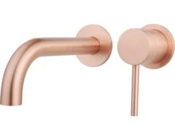 Afbouwdeel Wastafelkraan Eenhendel Bent Excl. Inbouwdeel Geborsteld Koper