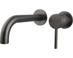 Afbouwdeel Wastafelkraan Eenhendel Bent Excl. Inbouwdeel Gun Metal