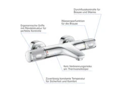 GROHE Quickfix Bad Thermostaatkraan Precision Feel 34788000 Chroom -Hornbach shop DV 8 10392189 08 4c DE 20221026074800