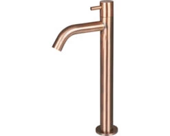 Fonteinkraan Hoge Gebogen Uitloop Rood Koper