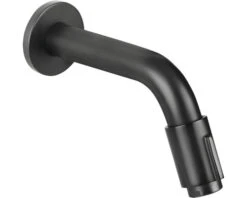 Fonteinkraan Muur Mat Zwart