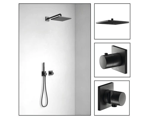 KEUCO Complete Inbouw Doucheset IXMO Sets Black Selection 59602370002 Zwart 3 KEUCO Complete Inbouw Doucheset IXMO Sets Black Selection 59602370002 Zwart