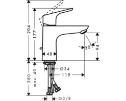 HANSGROHE Wastafelkraan Focus 100 CoolStart Incl. Waste 31621000 Chroom 5 HANSGROHE Wastafelkraan Focus 100 CoolStart Incl. Waste 31621000 Chroom -Hornbach shop DV 8 5529946 02 4c NL 20190605144657