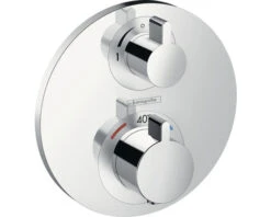 HANSGROHE Afbouwdeel Douche Thermostaatkraan Met Omsteller Ecostat S 15758000 Excl. IBox Chroom