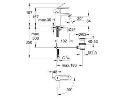 GROHE Wastafelkraan Eurostyle Cosmopolitan S-size 2337420E Chroom -Hornbach shop DV 8 5944338 03 4c DE 20220923154657