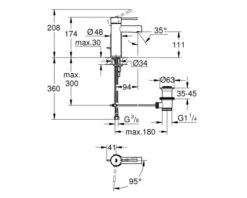 GROHE Wastafelkraan Essence S-size Met Waste 23379001 Chroom 13 GROHE Wastafelkraan Essence S-size Met Waste 23379001 Chroom -Hornbach shop DV 8 5944349 10 4c CH 20221110214727