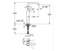 GROHE Wastafelkraan Essence XL-size Met Hoge Uitloop 32901001 Chroom -Hornbach shop DV 8 5944352 03 4c DE 20221202174655