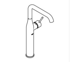 GROHE Wastafelkraan Essence XL-size Met Hoge Uitloop 32901001 Chroom -Hornbach shop DV 8 5944352 04 4c DE 20221202174655