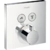 HANSGROHE Afbouwdeel Douche Thermostaatkraan Met 2 Functies ShowerSelect 15763000 Excl. IBox Chroom