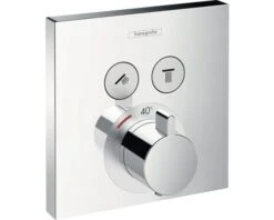 HANSGROHE Afbouwdeel Douche Thermostaatkraan Met 2 Functies ShowerSelect 15763000 Excl. IBox Chroom