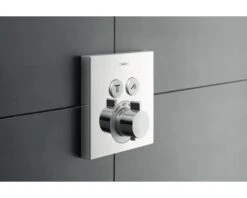 HANSGROHE Afbouwdeel Douche Thermostaatkraan Met 2 Functies ShowerSelect 15763000 Excl. IBox Chroom -Hornbach shop DV 8 6157208 04 4c DE 20190202013235