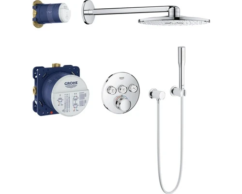 GROHE Complete Inbouw Doucheset Grohtherm SmartControl 310 34705000 Chroom 3 GROHE Complete Inbouw Doucheset Grohtherm SmartControl 310 34705000 Chroom