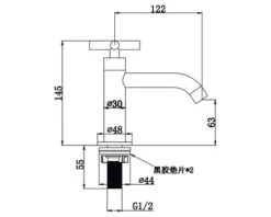 Fonteinkraan Kruisgreep Roodkoper -Hornbach shop DV 8 6833268 02 4c NL 20210211101654 1