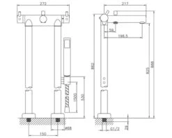 Vrijstaande Badkraan Met Thermostaat STA1000 11 Vrijstaande Badkraan Met Thermostaat STA1000 -Hornbach shop DV 8 7005419 07 4c DE 20220525081652