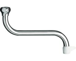 Universele S Kraanonderuitloop Met Straalbroes 1/2" Aanluiting Lengte 135 Mm