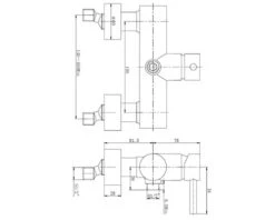 Douchemengkraan Eengreeps Coda Chroom -Hornbach shop DV 8 8102579 03 4c NL 20190625101757