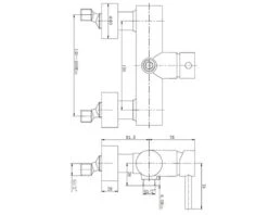 Douchemengkraan Eengreeps Coda Geborsteld Staal -Hornbach shop DV 8 8102580 03 4c NL 20190625101757