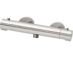 Douche Thermostaatkraan 12 Cm H.o.h. Ara Geborsteld Staal