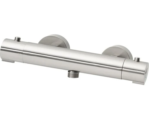 Douche Thermostaatkraan 12 Cm H.o.h. Ara Geborsteld Staal 3 Douche Thermostaatkraan 12 Cm H.o.h. Ara Geborsteld Staal