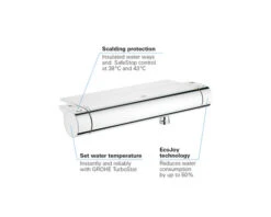 GROHE Douche Thermostaatkraan Met CoolTouch 15 Cm H.o.h. Grohtherm 2000 EasyReach Tray 34469001 Chroom -Hornbach shop DV 8 8768612 06 4c NL 20221123055653