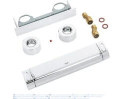 GROHE Douche Thermostaatkraan Met CoolTouch 15 Cm H.o.h. Grohtherm 2000 EasyReach Tray 34469001 Chroom -Hornbach shop DV 8 8768612 07 4c NL 20221123214657