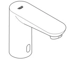 GROHE Elektronische Wastafelkraan Euroeco Cosmopolitan E Met Infraroodsensor 36271000 Chroom -Hornbach shop DV 8 8808911 04 4c DE 20221220102211